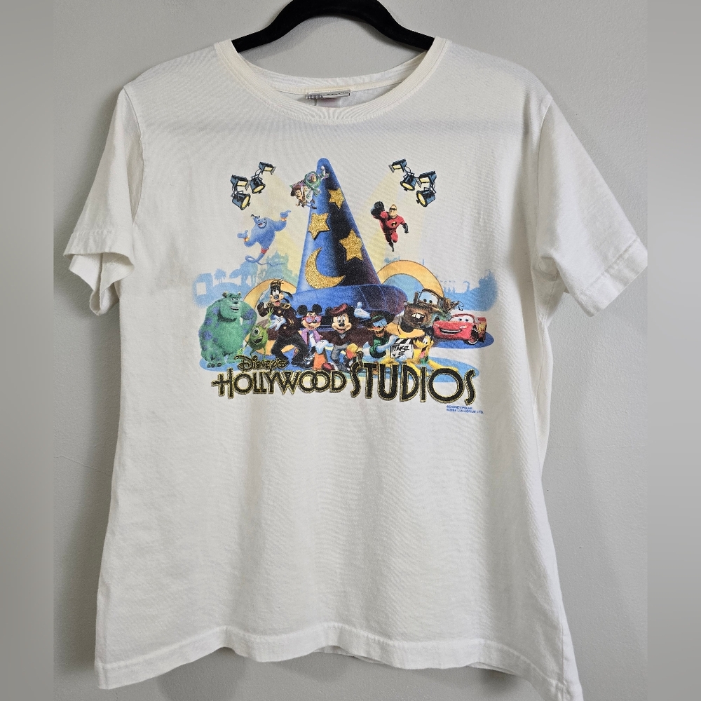 Vintage Y2K Rare Walt Disney World Hollywood Studios Sorcerers hat tshirt